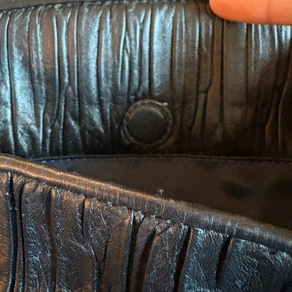 COACH NEW YORK “Madison Domed Satchel” in gathered leather